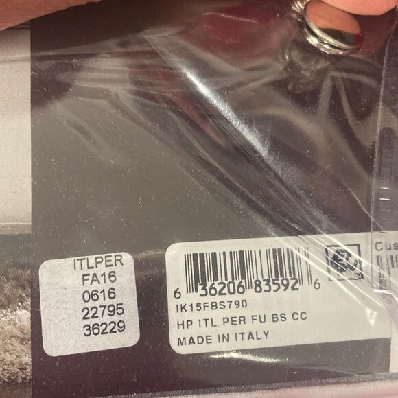 HUDSON PARK COLLECTION Italian Linens King Bedskirt, white/stripe Charcoal - Picture 4 of 4